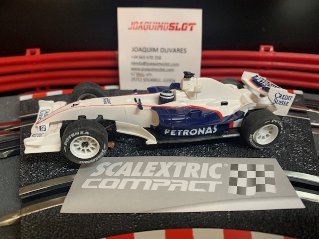 scalextric compact f1 bmw sauber exclusivo de circuito